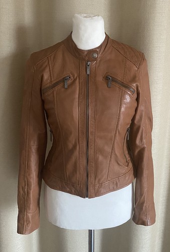 Isolde echt leder biker - echt,