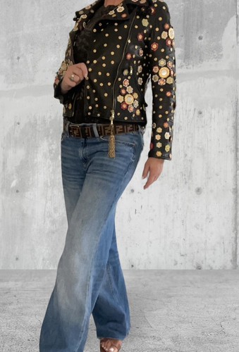 Moschino lederjacke - moschino,