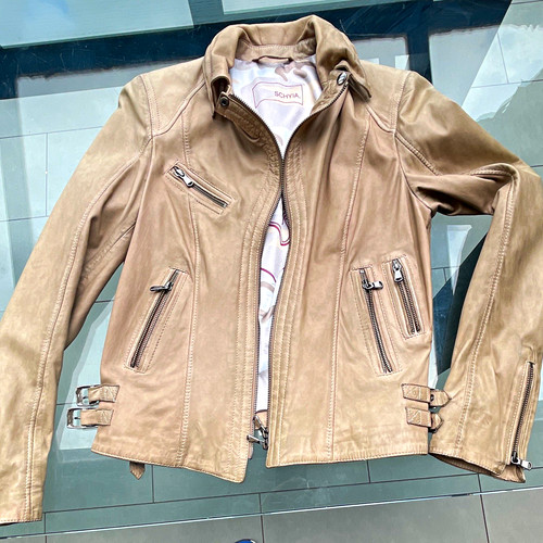 Schyia damen lederjacke biker - damen,