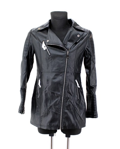 Biker kunstlederjacke fake - biker,