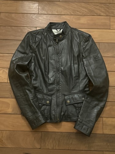 Belstaff gold label echtleder - gold,