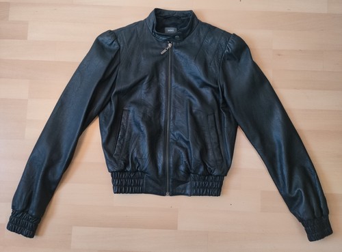 Mexx damen lederjacke schwarz - mexx,