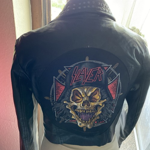 Slayer echtleder leder jacke - leder,