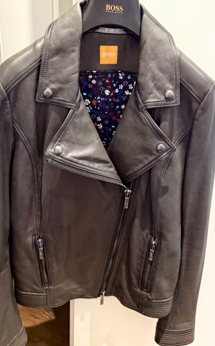 Boss orange lederjacke - boss,
