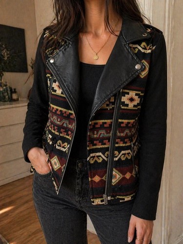 Zara boho biker jacke - biker,