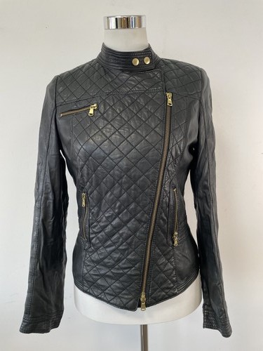 Schyia stepp leder bikerjacke - stepp-leder,