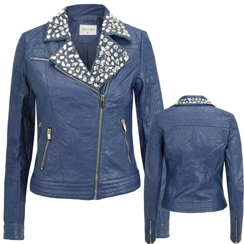 Damen bikerjacke lederjacke - damen,