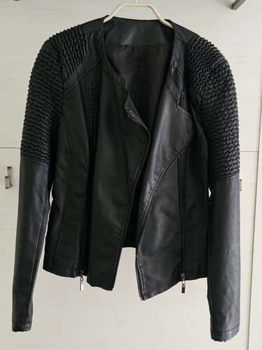 Kunstleder jacke bikerjacke - kunstleder,