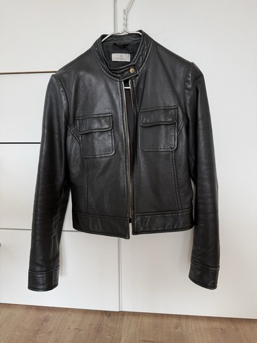Damen lederjacke schwarz - damen,