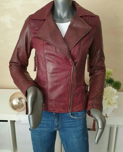 Sticks and stones leder jacke - and,