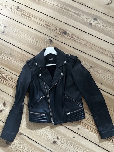Maje damen biker lederjacke - biker,