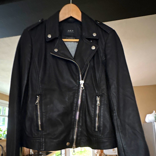 Set damen leder - leder, bikerjacke