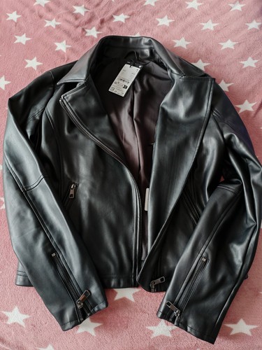 Lederjacke neu damen - neu,, schwarz