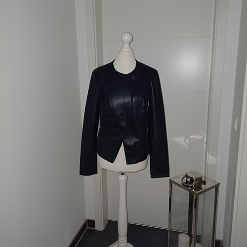 Neu lederlook blazer jacke - lederlook, 36