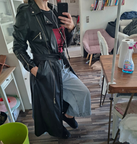 Damen biker mantel - damen,