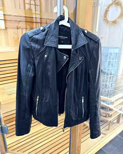 Manguun damen biker lederjacke - damen,