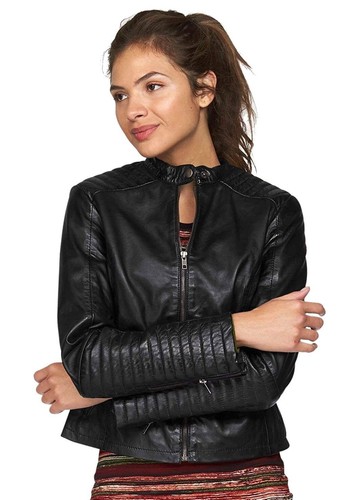 Ajc damen lederjacke lammnappa - lederjacke,