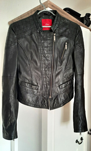 Oliver damen lederjacke gr - s.oliver,