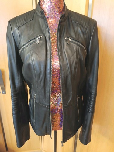 Echt lederjacke schwarz - echt, s