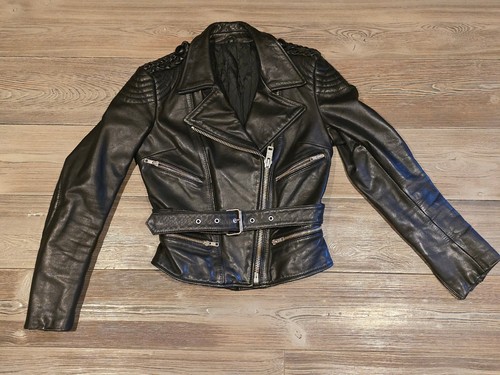 Vintage damen echtleder jacke - damen,