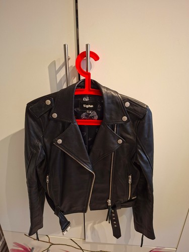 Lederjacke damen schwarz