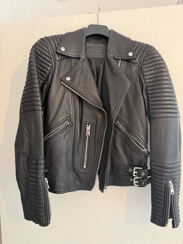 All saints schwarze - saints, lederjacke