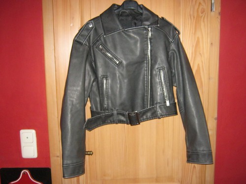 Kunstlederjacke biker gr - kunstlederjacke,