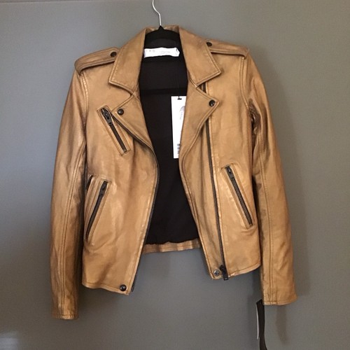 Iro lederjacke biker gold - biker,